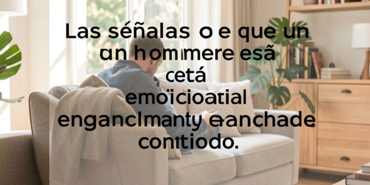 hombre emocionalmente enganchado