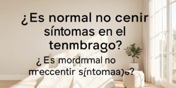 ¿Es normal no sentir síntomas