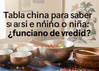 Tabla china para saber si
