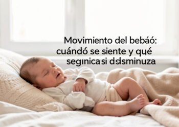 Movimiento del bebé: cuándo se
