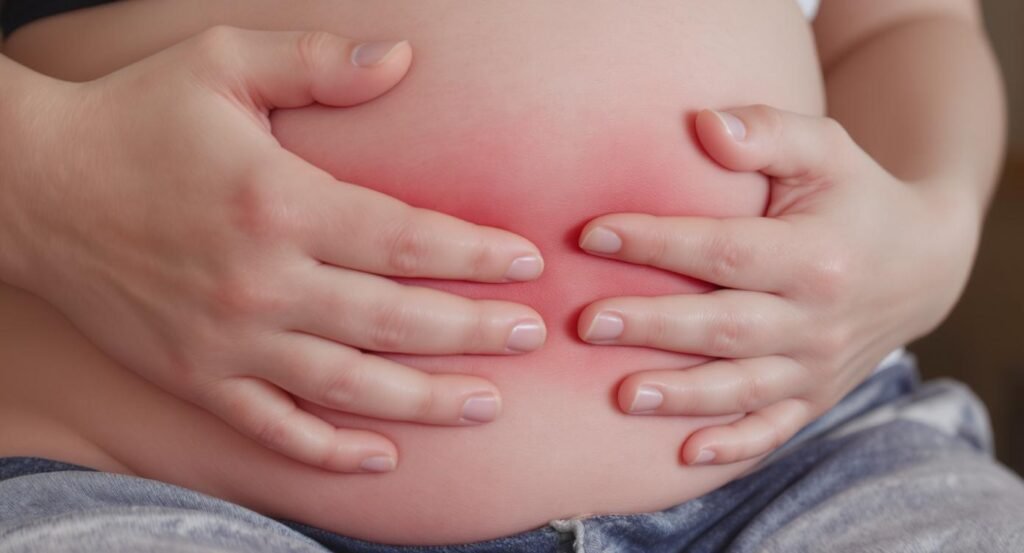 Dolor en la parte baja