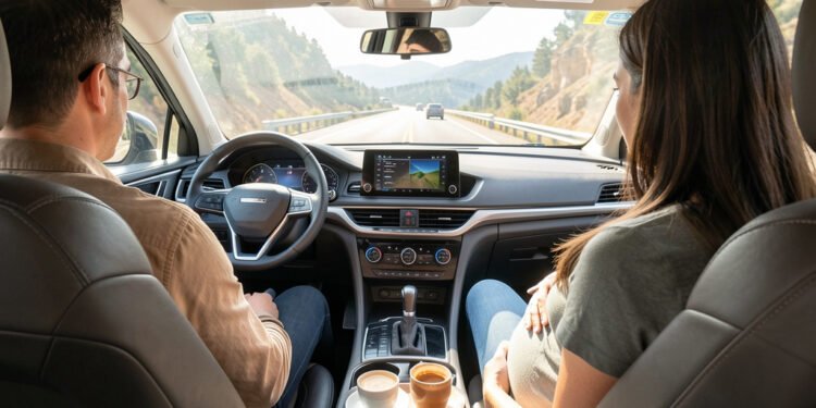 Viajes largos coche embarazada