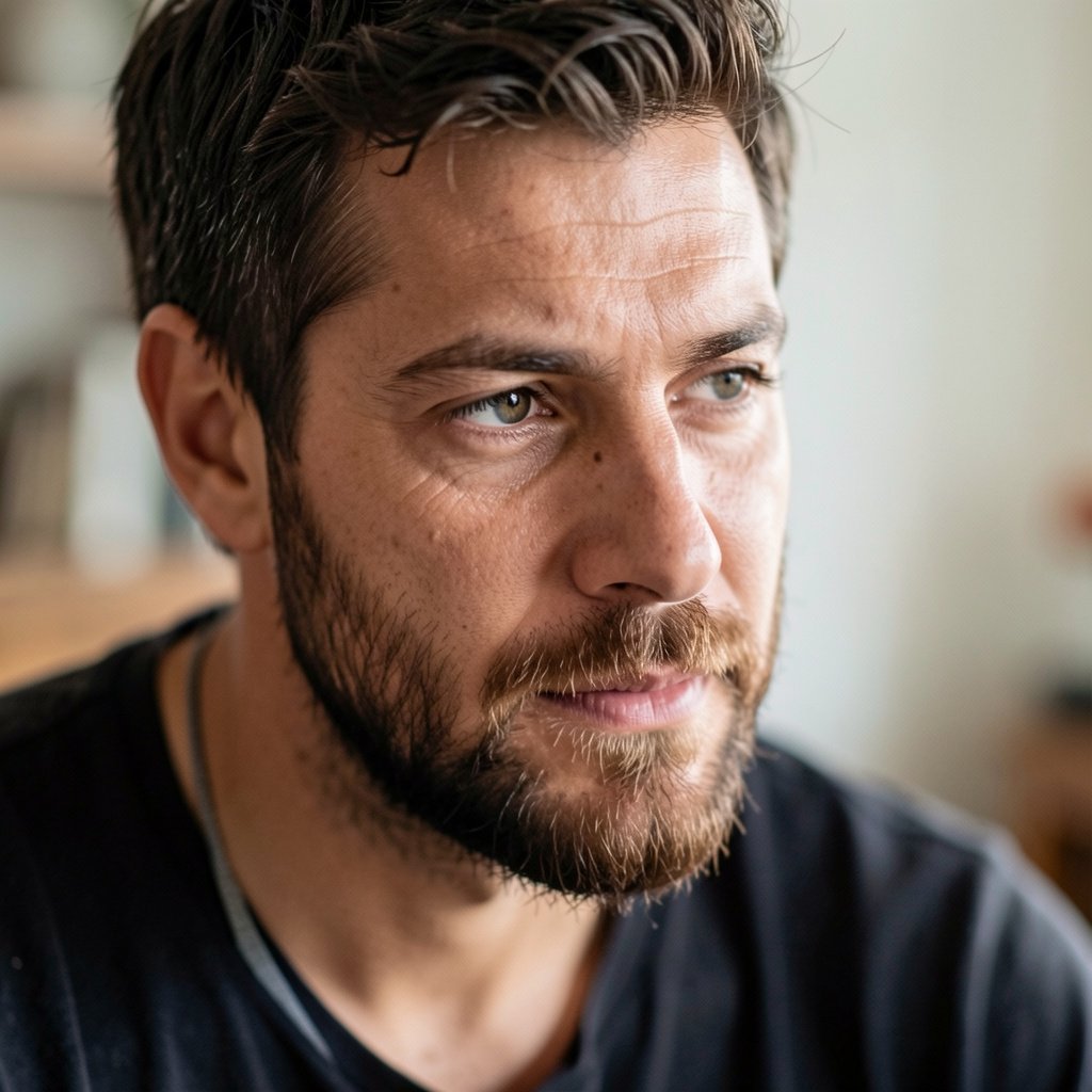 Conexión emocional profunda hombre