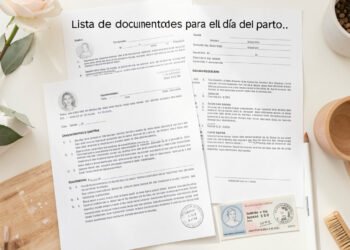 documentos parto, lista esencial