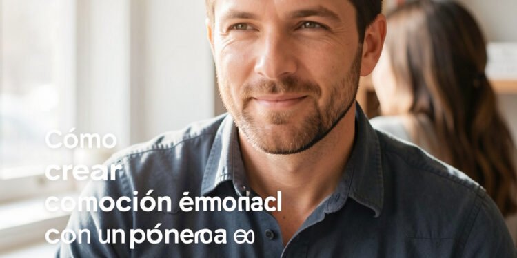 Conexión emocional profunda hombre