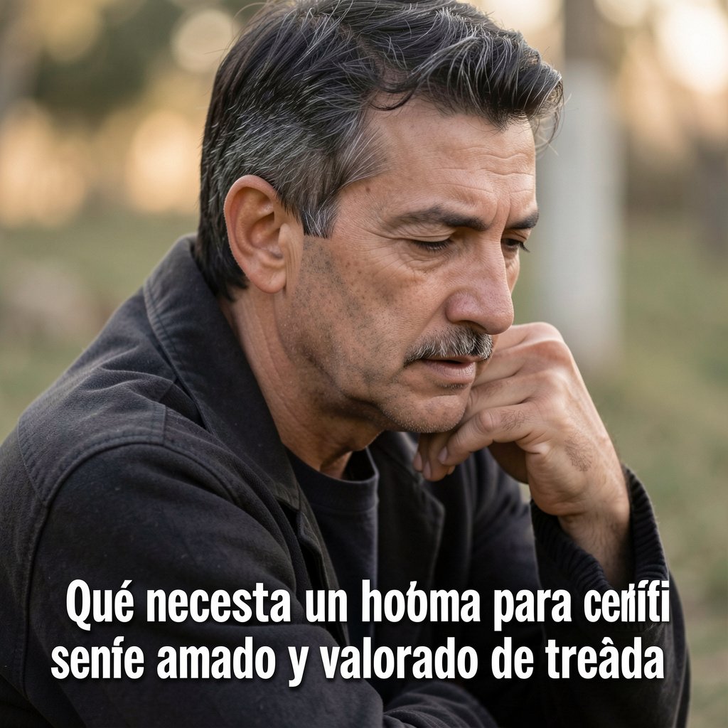 hombre amado valorado