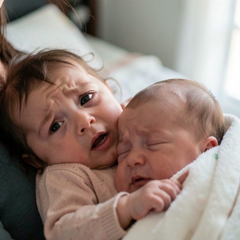 bebé siente madre llora embarazo
