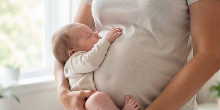 posición del bebé vientre