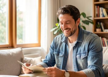 Felicidad hombre convivencia diaria